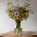 glass vase floral
