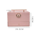 Caja de flores redonda de terciopelo 