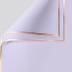Gold-edge Jelly Flower Paper, 23.6 × 23.6 Inch, 20 Sheets