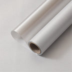 Bouquet Wrapping Paper, Silk Texture Silver Flash