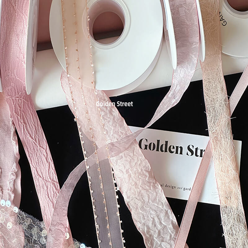 Soft Peach Ribbon, 10 Yards