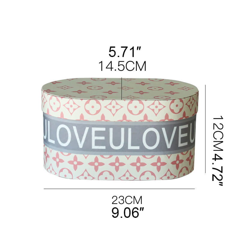 Velvet Oval Gift Box