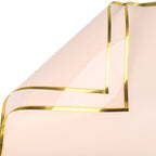 Silver-edge Cellophane Wrap Paper, 23x23 Inch