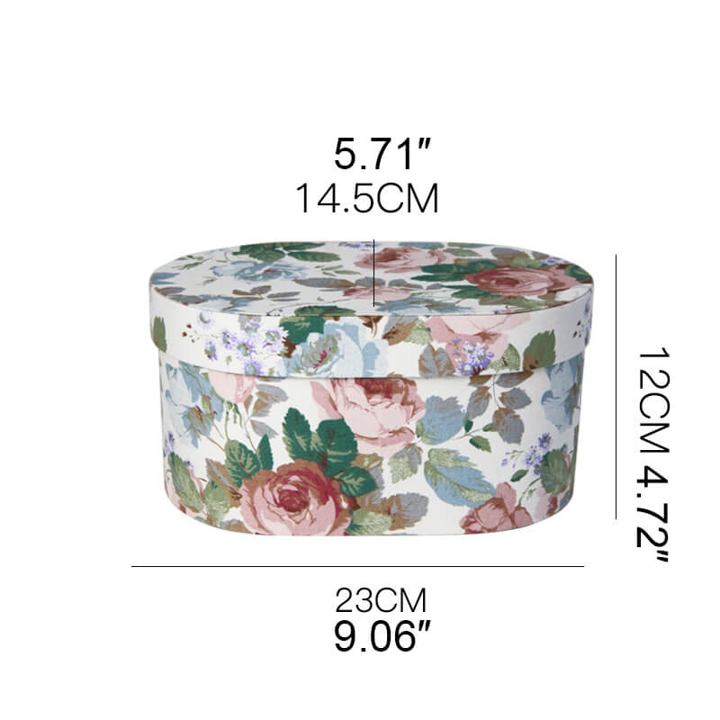 Velvet Oval Gift Box