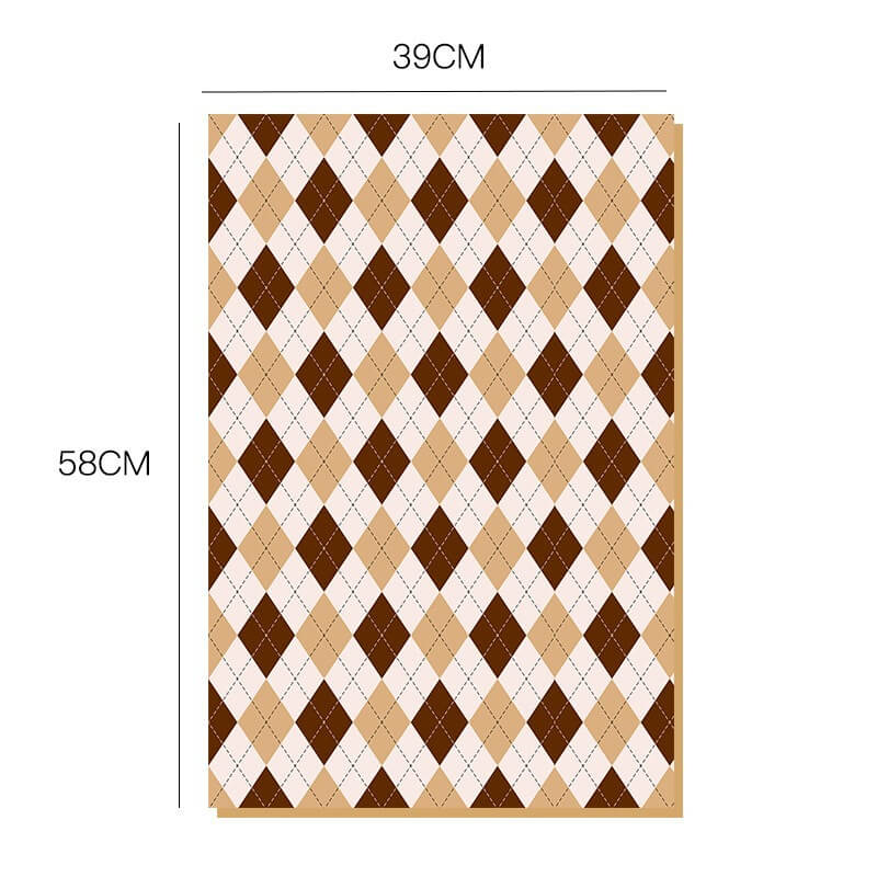 Brown Color Bouquet Wrapping Paper