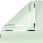 Silver-edge Cellophane Wrap Paper, 23x23 Inch