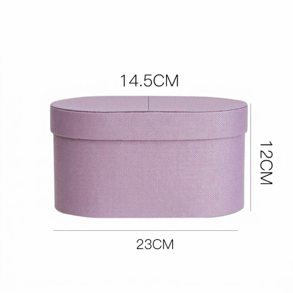 Velvet Oval Gift Box