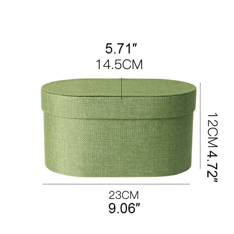 Velvet Oval Gift Box