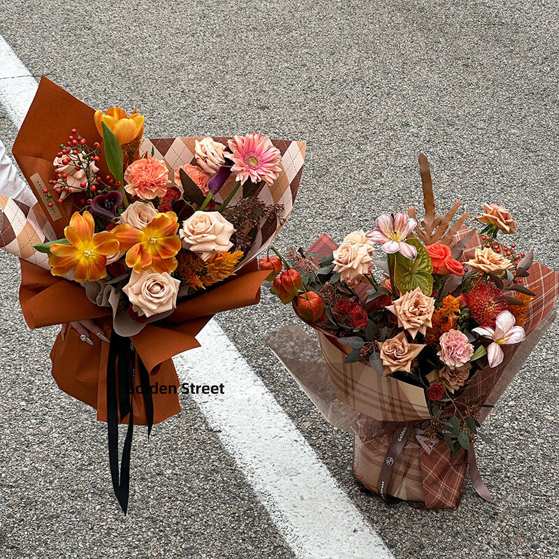 flower bouquet paper