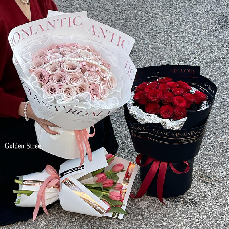floral gift paper