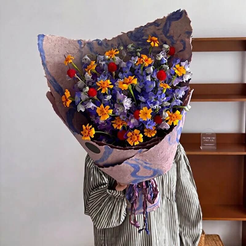 bouquet paper wrap