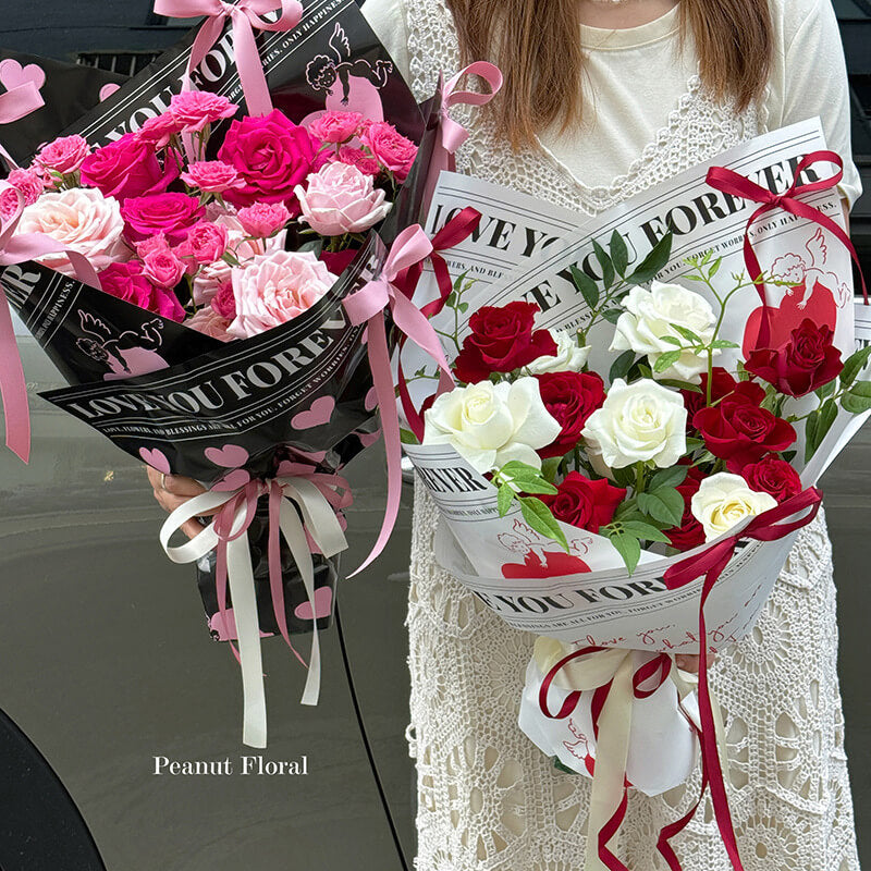 floral gift paper