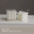 Velas perfumadas con forma de corazón
