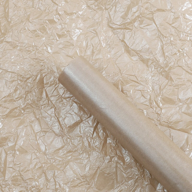 Brown Color Bouquet Wrapping Paper