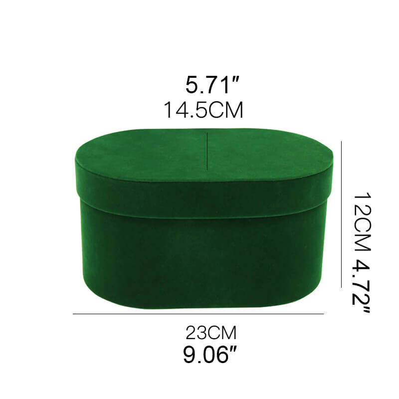 Velvet Oval Gift Box