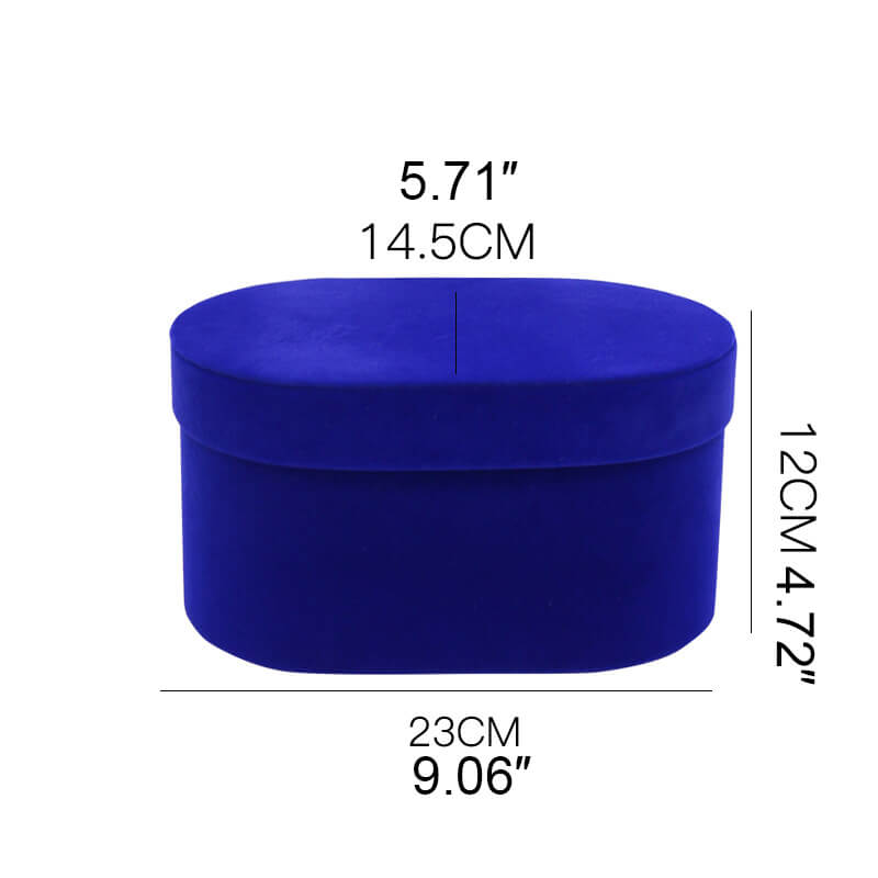Velvet Oval Gift Box