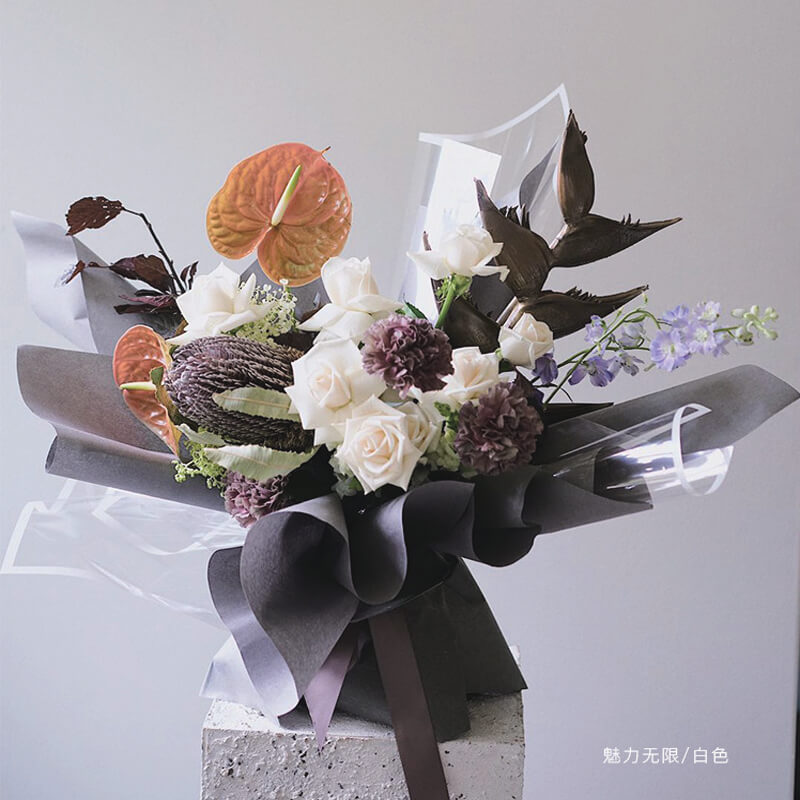 flowers wrapping paper