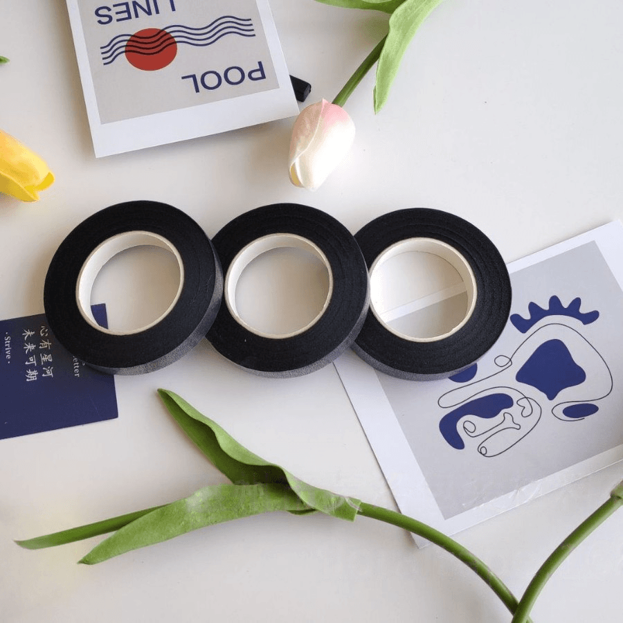 black floral tape