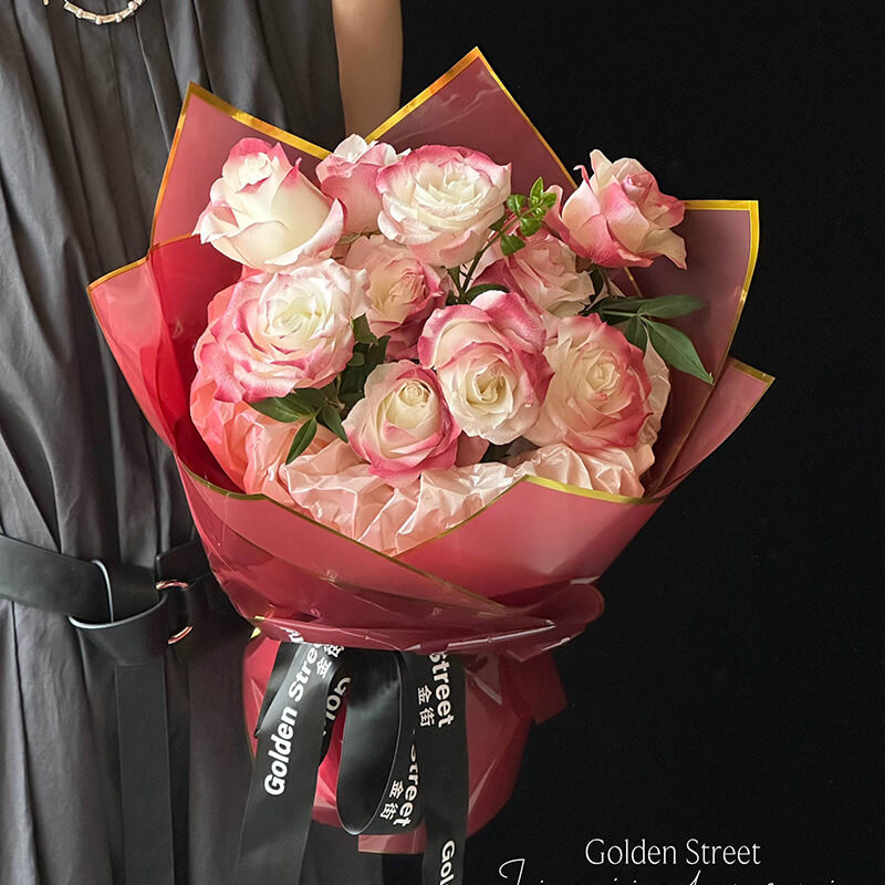 how to wrap flowers tissue paper
