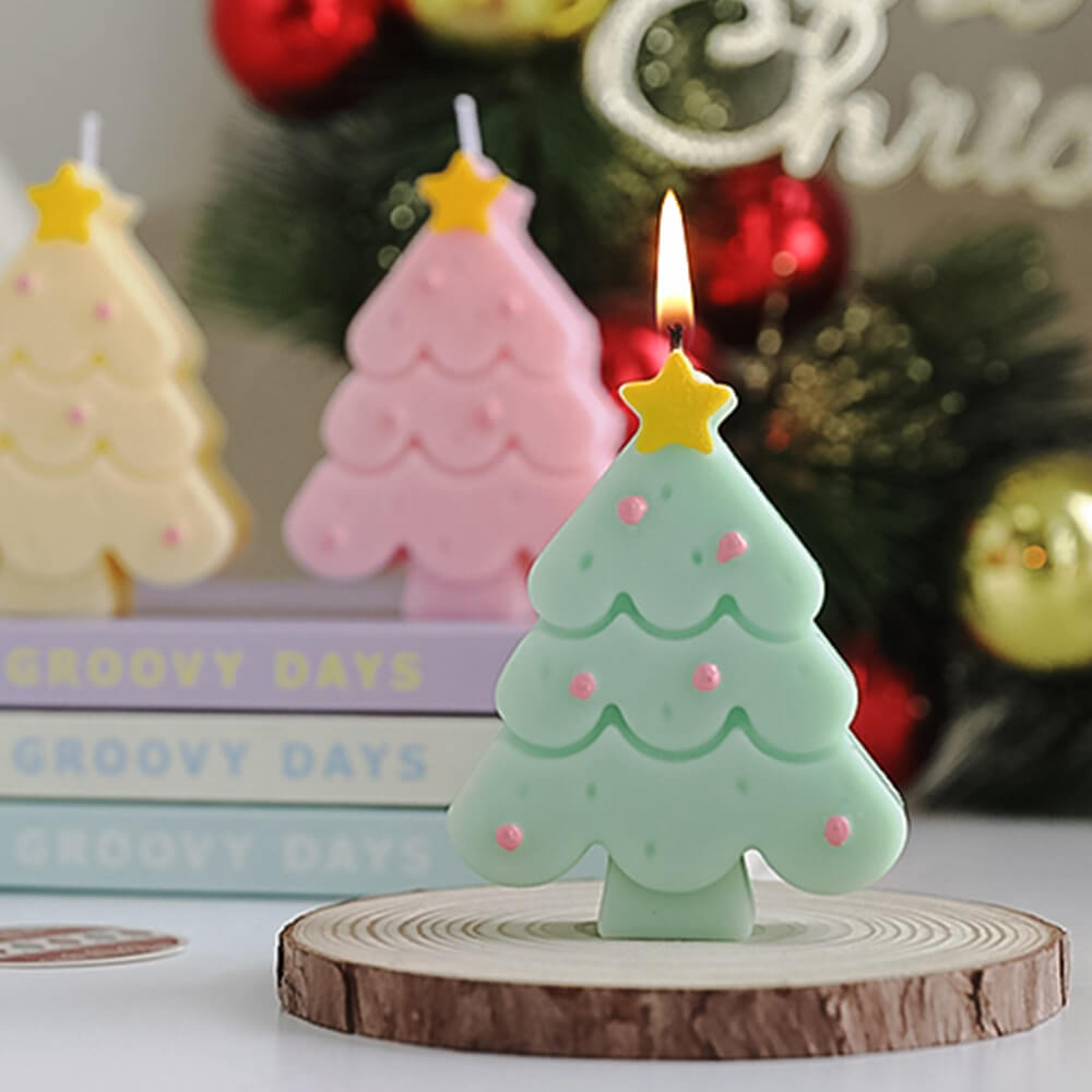christmas tree scent candle
