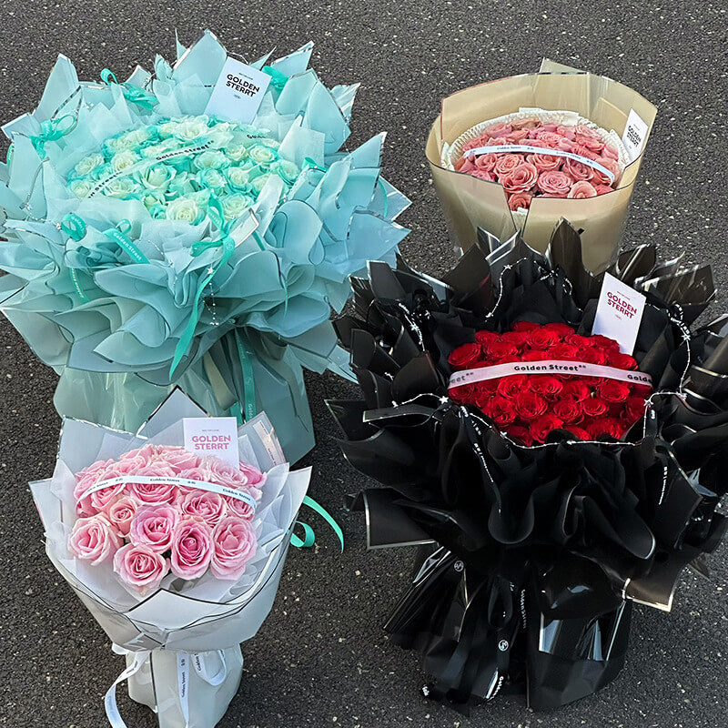 how to wrap flowers in tissue paper
