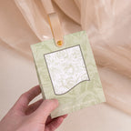 Caja de regalo cuadrada de papel para hornear, hecha a mano, con forma de jabón