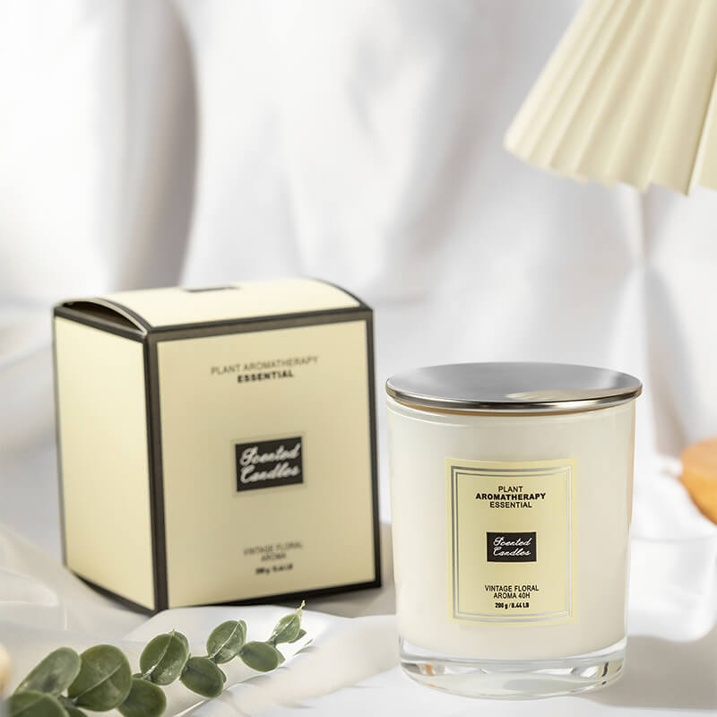 Velas de aromaterapia, decoración de lujo para el hogar