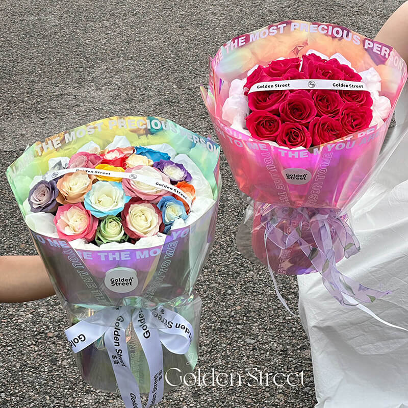 rose wrapping paper