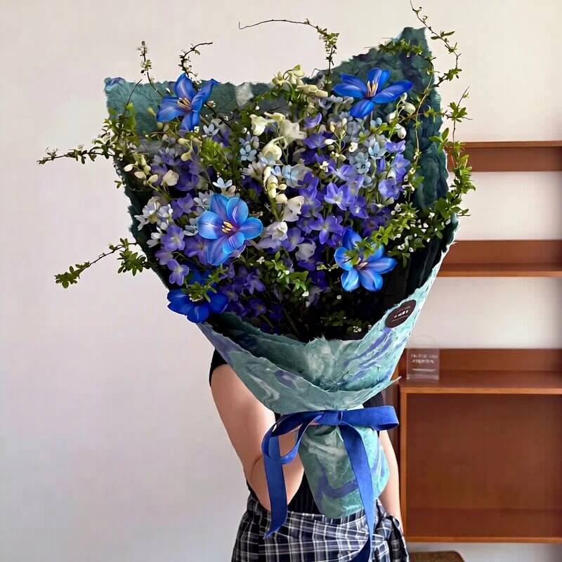 flower bouquet paper wrap