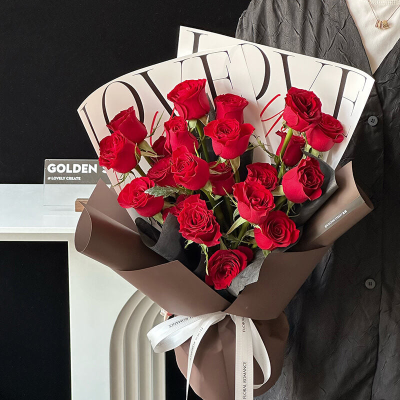 flower bouquet paper wrap