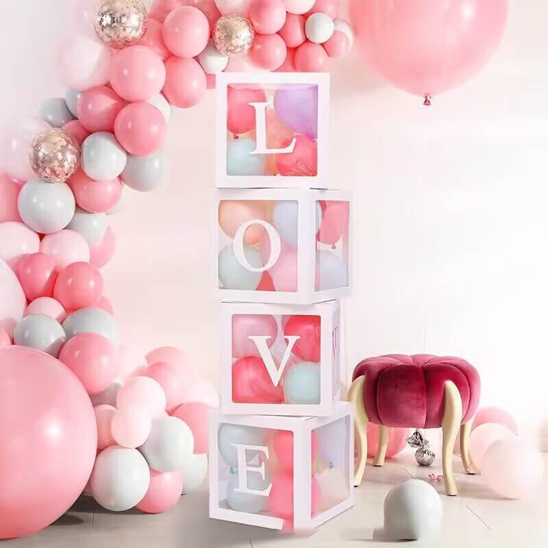 Letters Transparent Box