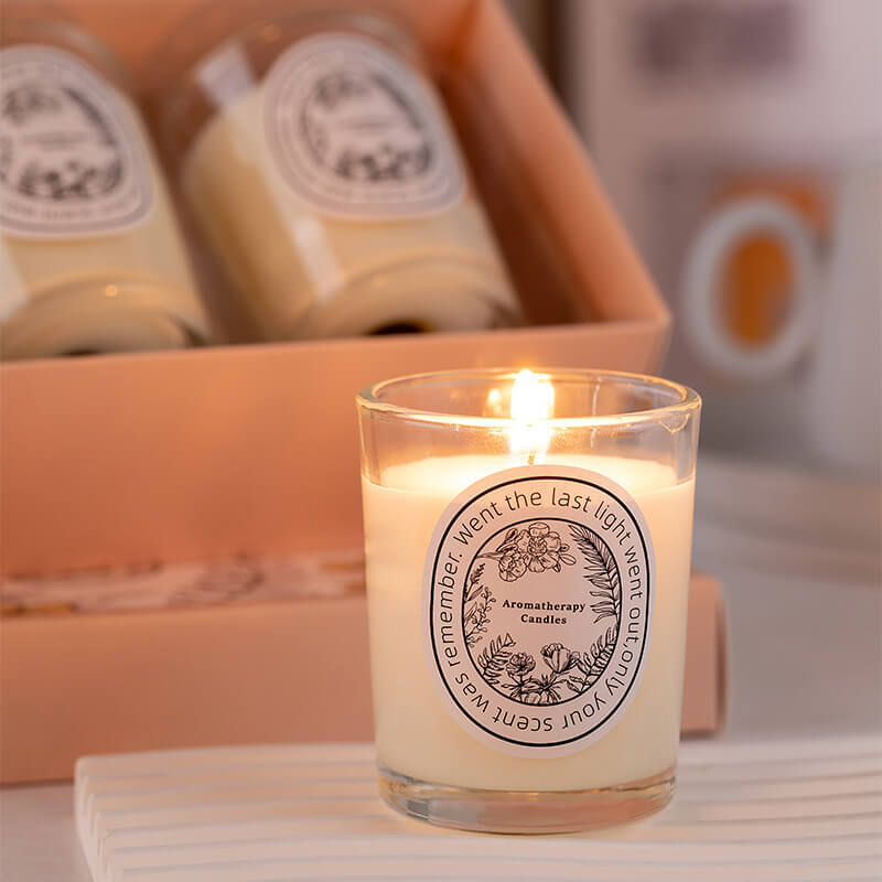 floral scented candles