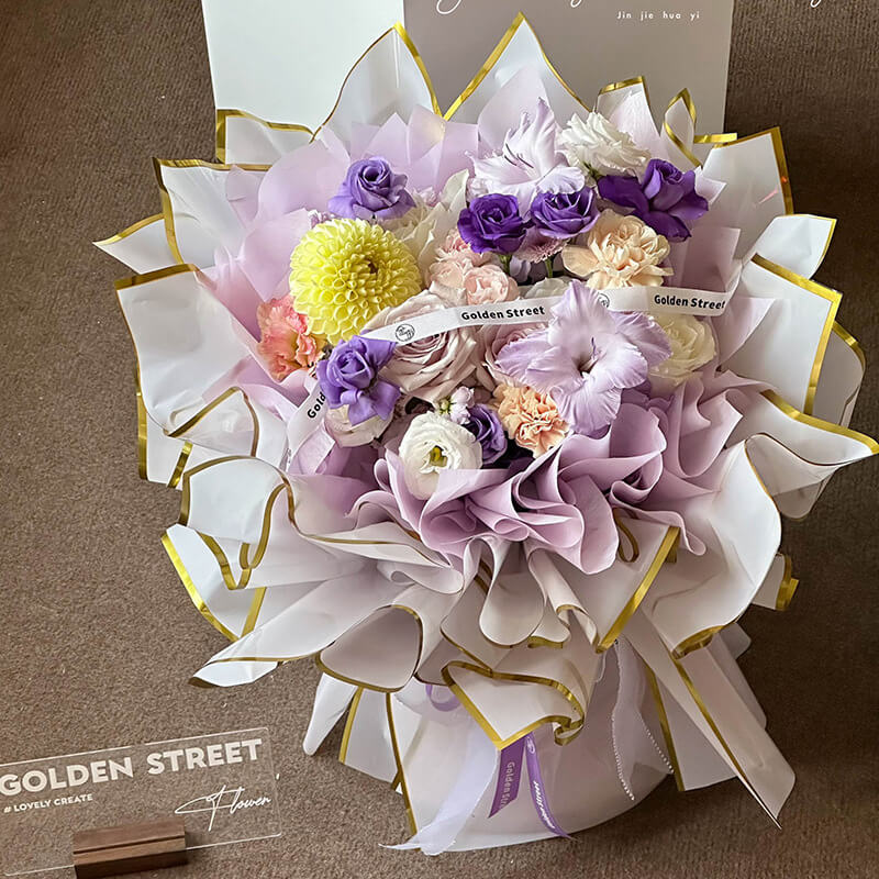 flowers in paper