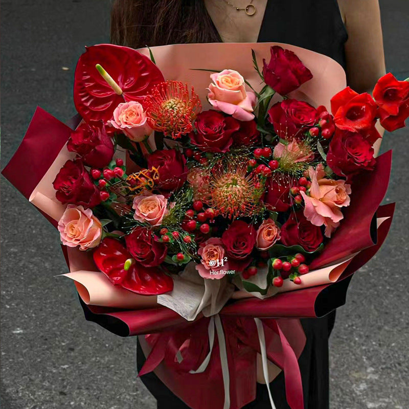 bouquet flower paper