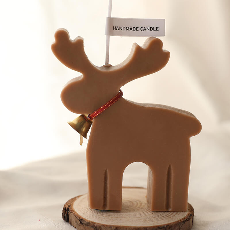 Velas con aroma a alce navideño