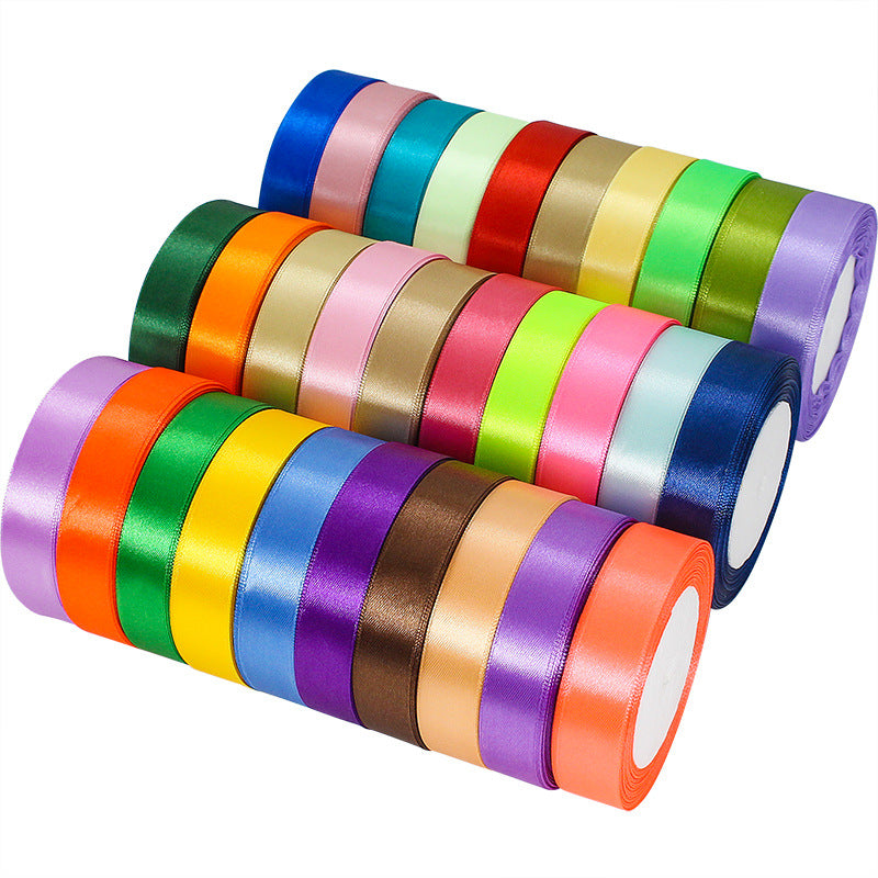 red satin ribbon