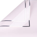 Silver-edge Cellophane Wrap Paper, 23x23 Inch
