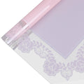 Floral Wrapping Paper, Cellophane Lace Edge Bouquet