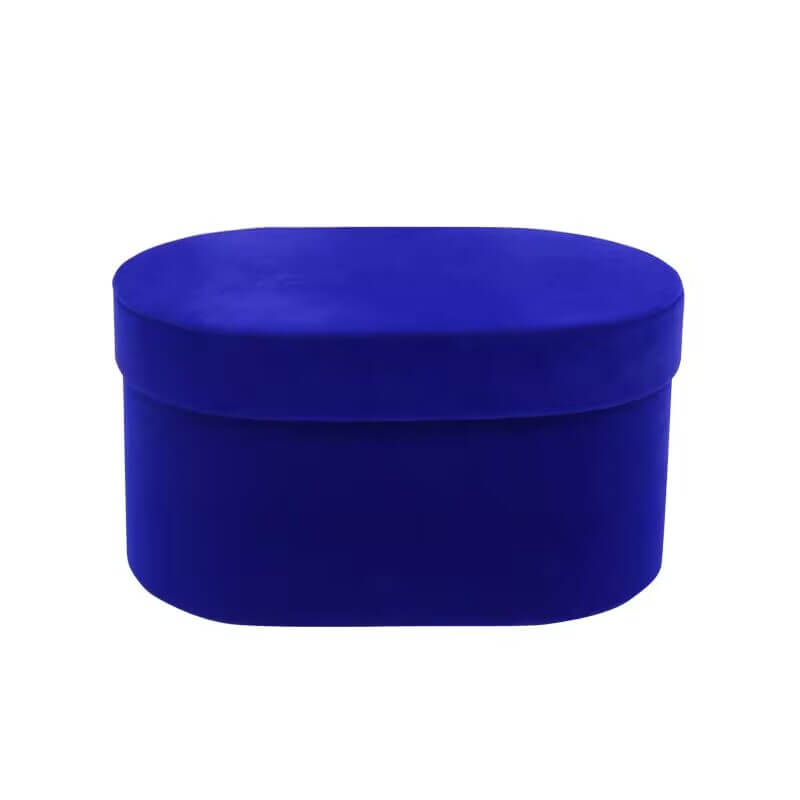 Blue gift boxes with lids