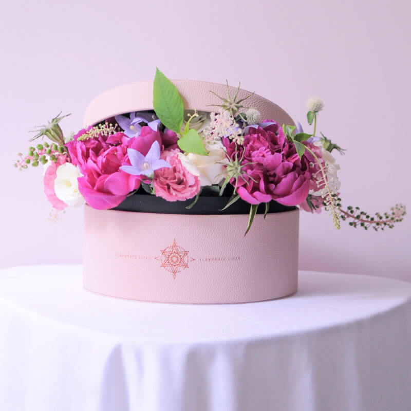 round flower boxes