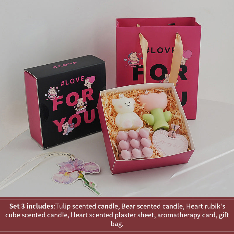 Set de regalo de velas perfumadas de cera de soja Souvenirs