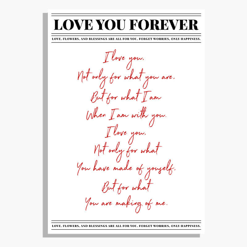 Flower Paper Wrap For Valentine's Day