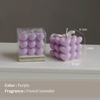 Velas perfumadas con forma de corazón