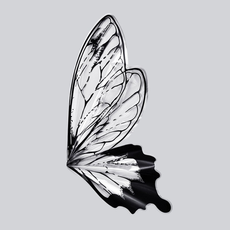 Transparent Butterfly Wings Wrapping Paper