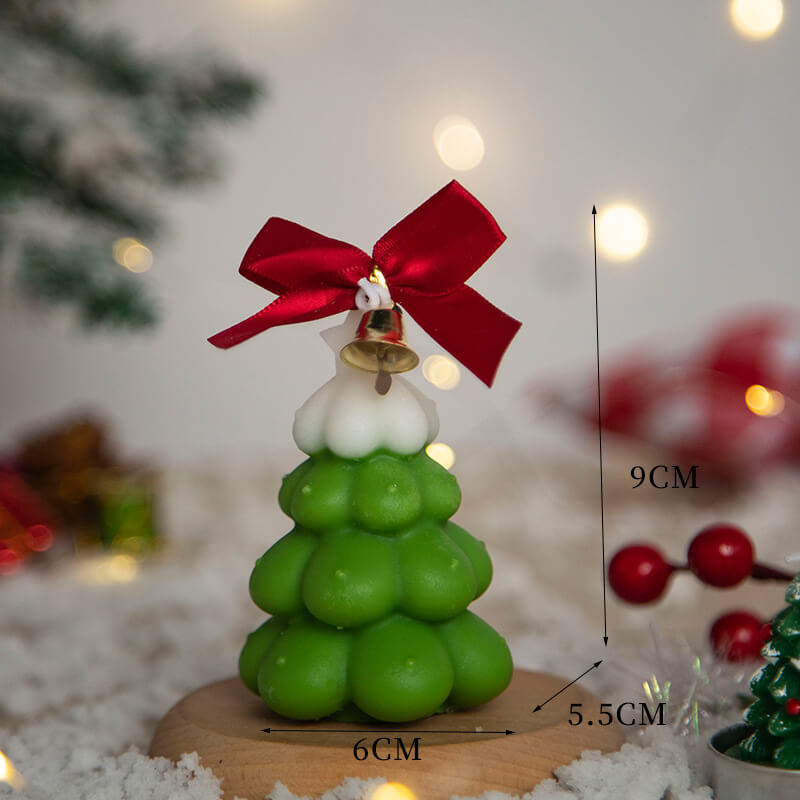 Vela aromática con aromaterapia de nieve navideña