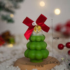 Vela aromática con aromaterapia de nieve navideña