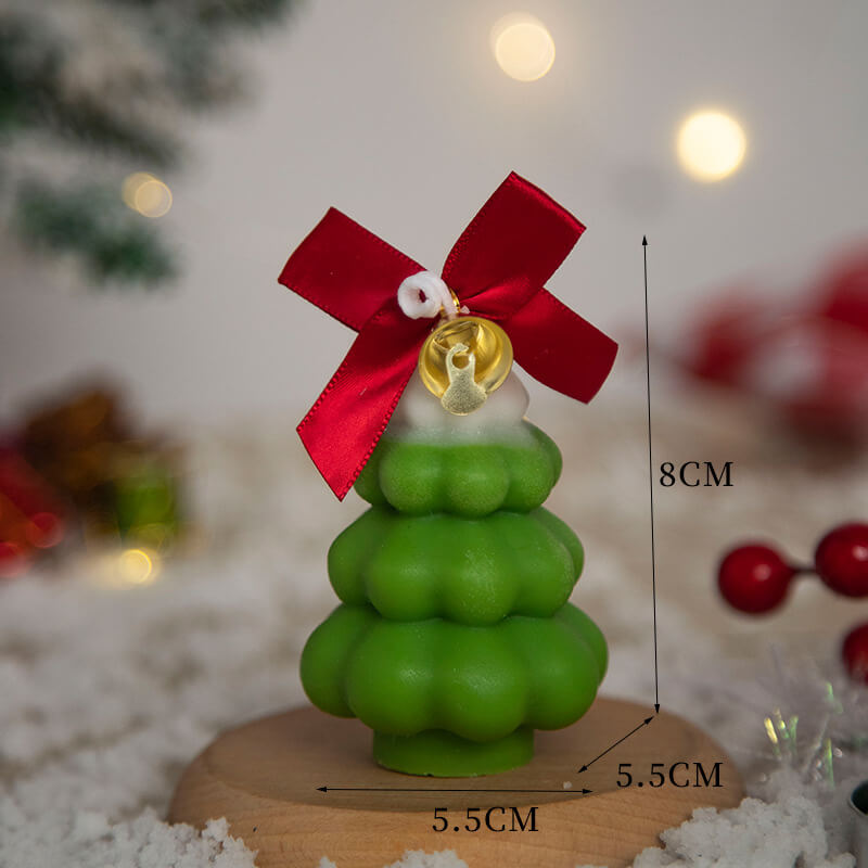 Vela aromática con aromaterapia de nieve navideña