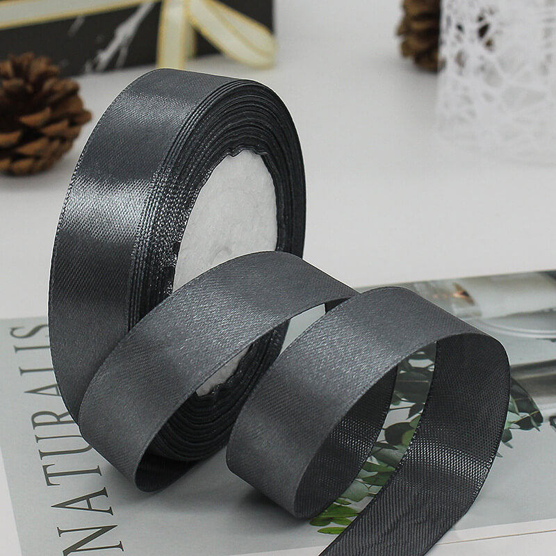 black grosgrain ribbon