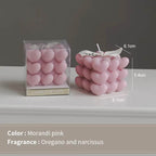 Velas perfumadas con forma de corazón