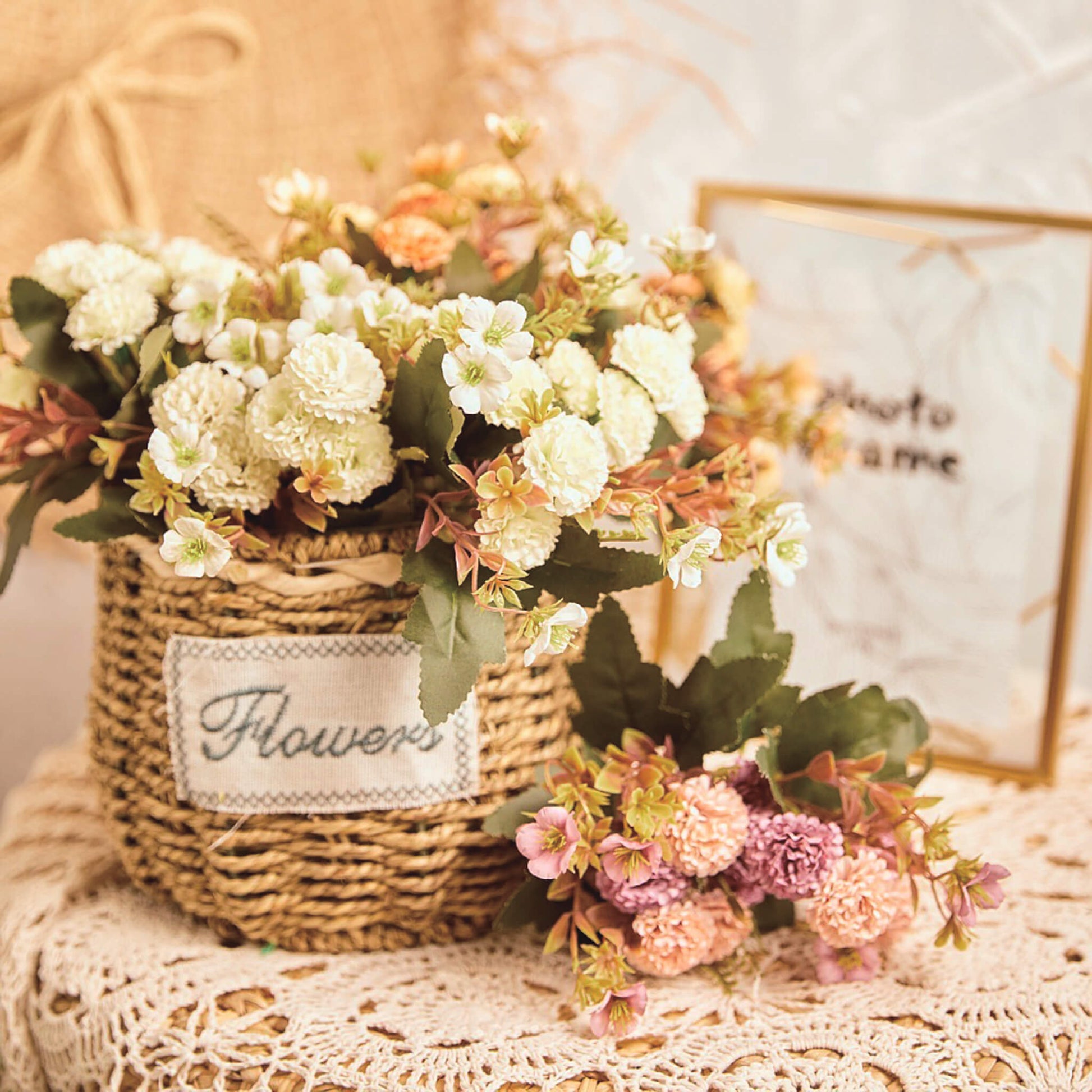 artificial carnation flowers